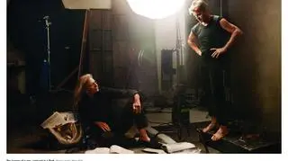 Annie Leibovitz - wraz z tancerzem Michaiłem Barysznikowem - była gwiazdą kampanii reklamowej domu mody Louis Vuitton i jej autorką