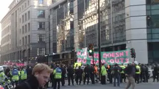 Antyglobaliści przed szczytem G20 / Zdj. Rafał