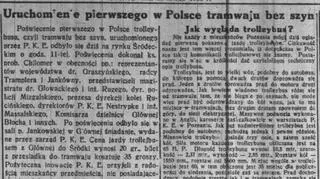 Artykuł z "Dziennika Poznańskiego" z 13 lutego 1930 r.