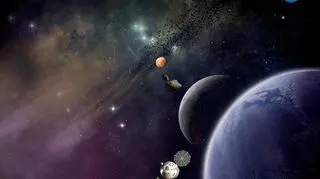 Artystyczna wizja celów realizowanych dzięki SLS (NASA)