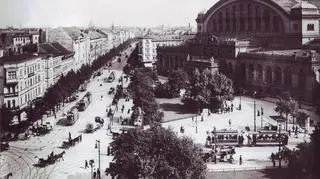 Askanischer Platz w centrum Berlina, widok na dworzec kolejowy (fotografia z około 1910 roku)