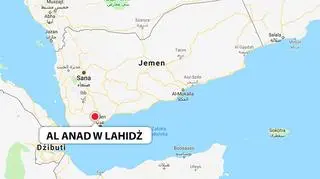 Atak wymierzony był w największą w Jemenie bazę lotniczą Al-Anad