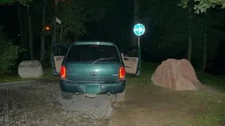 Auto miało mocno przyciemnione szyby / policja Białystok