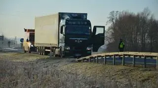 Auto SOP zderzyło się z samochodem dostawczym
