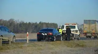 Auto SOP zderzyło się z samochodem dostawczym