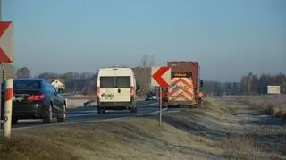 Auto SOP zderzyło się z samochodem dostawczym