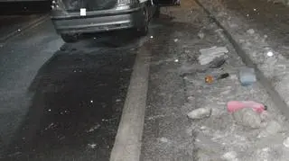 Auto wybuchło - wszyscy podróżujący nim trafili do szpitala 