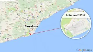 Autobus jechał na lotnisko pod Barceloną
