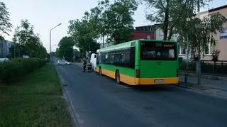 Autobus nie nadawał się do dalszej jazdy