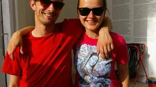 Autorka polskiego pawilonu w Wenecji, Katarzyna Krakowiak i jej kurator, Michał Libera