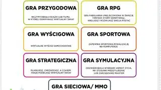 Autorzy poradnika tłumaczą m.in. jakie są najpopularniejsze rodzaje gier