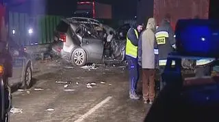 Autostrada była zamknięta przez kilkanaście godzin