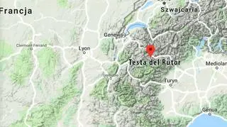 Awionetka uderzyła w helikopter w okolicach szczytu Testa del Rutor w alpejskiej Dolinie Aosty