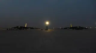 B-52H Stratofortress na lotnisku w Katarze 