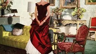 Babe Paley w sukni Charlesa Jamesa, 1950