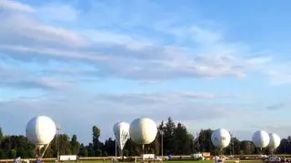 Balony przed startem