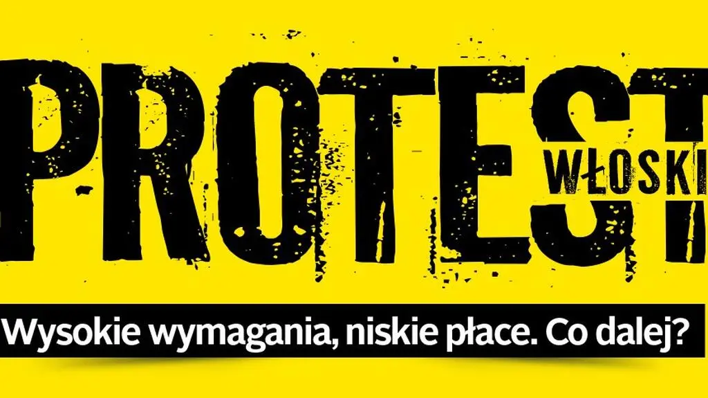 Baner protestacyjny ZNP