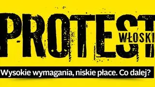 Baner protestacyjny ZNP