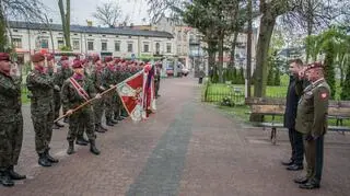 Bartłomiej Misiewicz podczas obchodów Święta 3 Maja