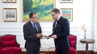 Bartosz Cichocki (po prawej) został ambasadorem RP na Ukrainie