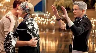 Baz Luhrmann z Carey Mulligan i Leonardo DiCaprio na planie "Wielkiego Gatsby'ego"