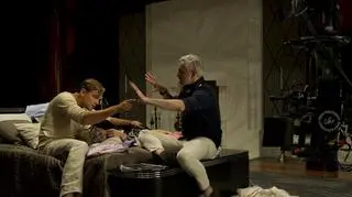 Baz Luhrmann z Leonardo DiCaprio na planie "Wielkiego Gatsby'ego"