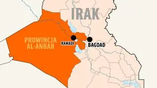 Baza Al Asad znajduje się w największej irackiej prowincji