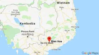  Baza lotnicza Bien Hoa znajduje się koło miasta Ho Chi Minh