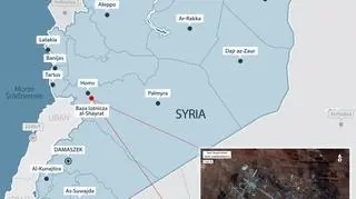 Baza sił powietrznych prezydenta Syrii Baszara el-Asada