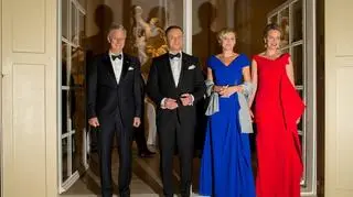 Belgijski Król Filip i Królowa Matylda wydali w Łazienkach przyjęcie na cześć Prezydenta RP Andrzeja Dudy i Małżonki Prezydenta RP Agaty Kornhauser-Dudy