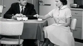 Betty White z Billem Williamsem w "Date with the Angels" emitowanym w ABC w latach 1957-58