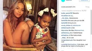 Beyonce Knowles na Intagramie