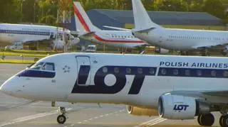 Biało-czerwony Embraer i jego bliźniak w barwach LOT-u