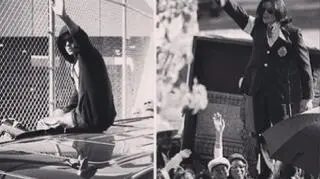 Bieber na swoim Instagramie wstawił zdjęcia siebie oraz Michaela Jacksona, przedstawiające moment, gdy obaj wychodzili z aresztu. I podpisał je: "Cóż więcej można powiedzieć"