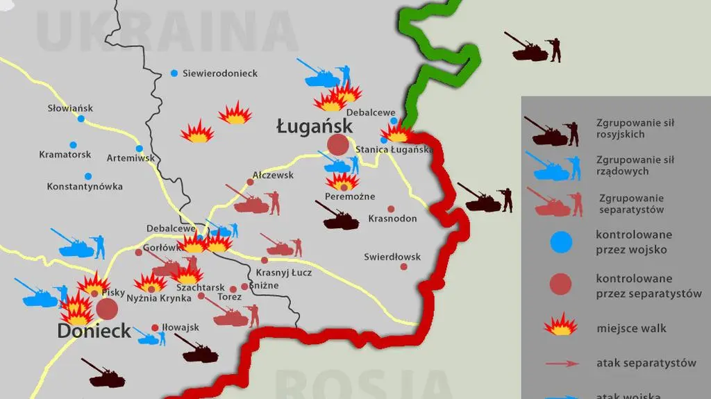 Bieżąca sytuacja na wschodzie Ukrainy