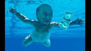 Blatter na okładce płyty "Nevermind" zespołu Nirvana