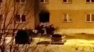 Blok po akcji ratowniczej