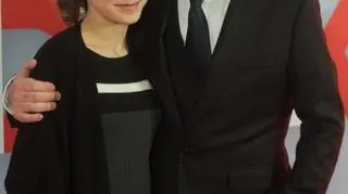 Bogusław Linda i Bronisława Zamachowska na łódzkiej premierze filmu