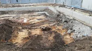 Bomba znaleziona na placu budowy