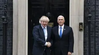 Boris Johnson spotkał się z Mikiem Pencem
