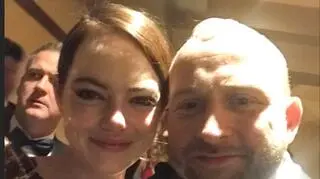 Borys Szyc i Emma Stone