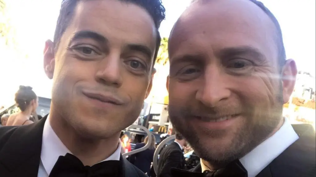 Borys Szyc i laureat Oscara - Rami Malek