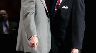 Bryan Cranston i Michael McKean w "All the Way"