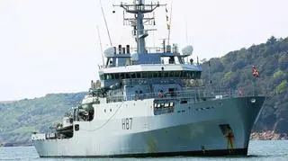 Brytyjski okręt HMS Echo wpłynął do Odessy 