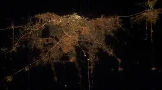 Buenos Aires nocą (NASA)