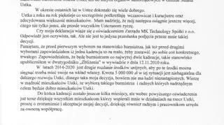 Burmistrz Ustki rezygnuje