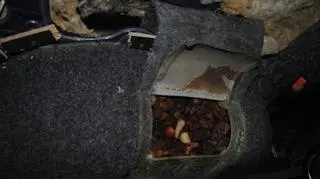 Bursztyn był ukryty w nadkolach samochodu osobowego 