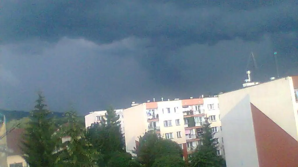 Burza nad Sanokiem (internauta Łukasz)
