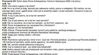 Cała treść rozmowy (msz