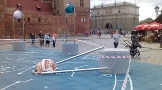 Caly terene zabezpieczyła Straż Miejska 